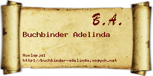 Buchbinder Adelinda névjegykártya